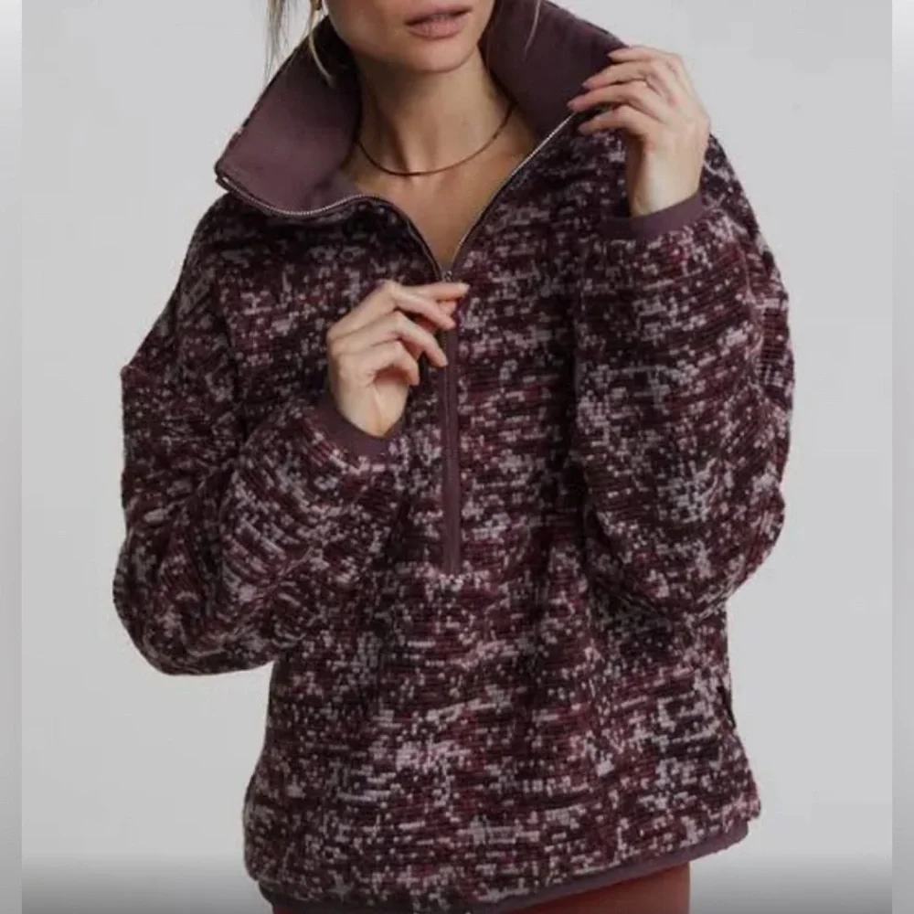 Varley Bailey Half Zip fleece wool pullover - Picture 1 of 7